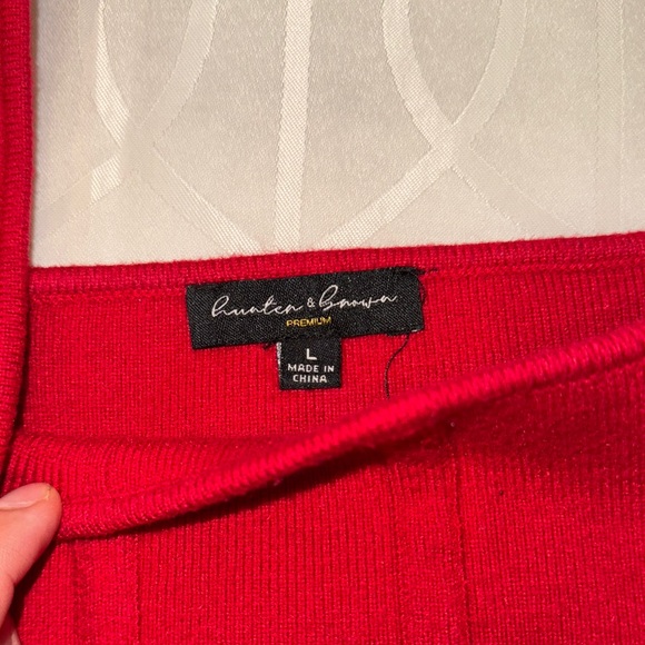 Nuon Red corset-style cotton top - Picture 3 of 6